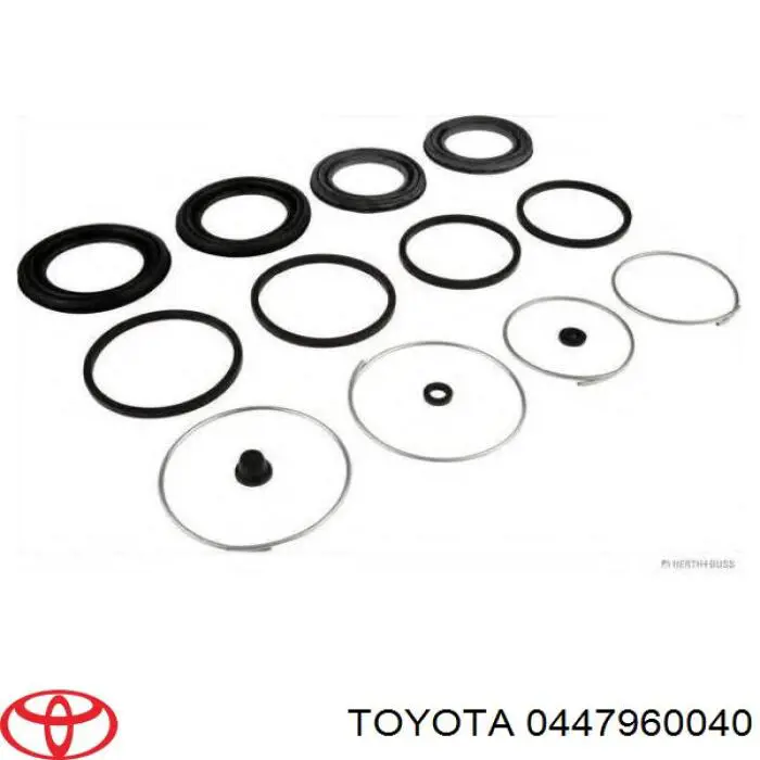 0447960040 Toyota kit de reparação de suporte do freio dianteiro