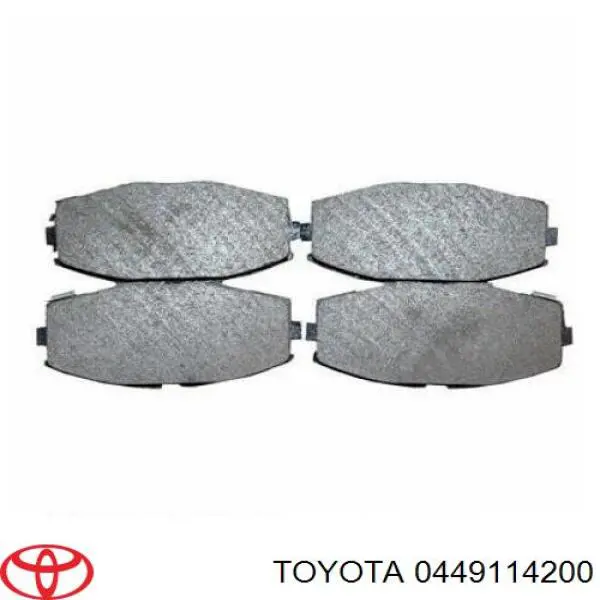 Передние тормозные колодки 0449114200 Toyota