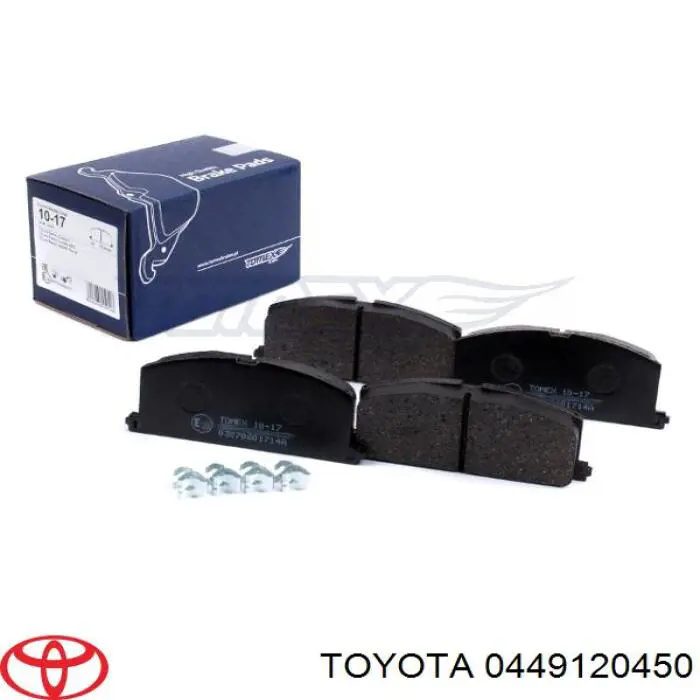 0449120450 Toyota передние тормозные колодки