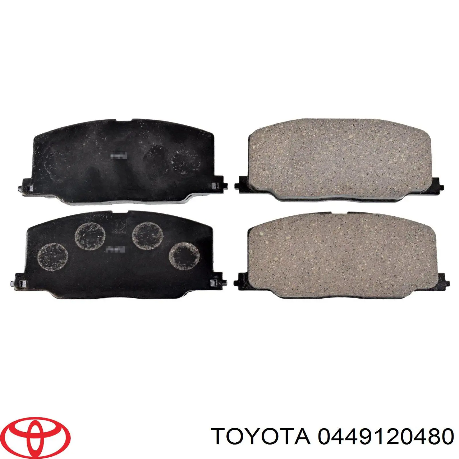 0449120480 Toyota передние тормозные колодки