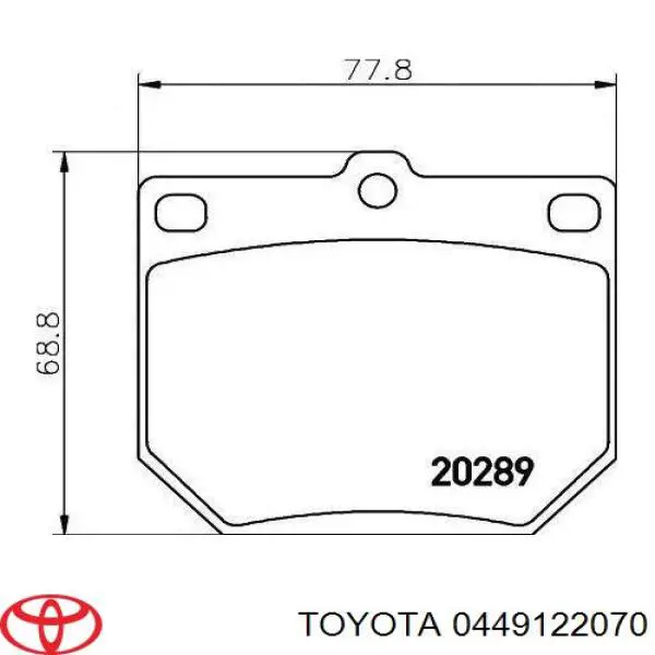  0449122071 Toyota