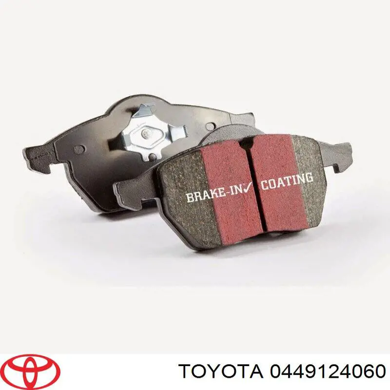 Передние тормозные колодки 0449124060 Toyota