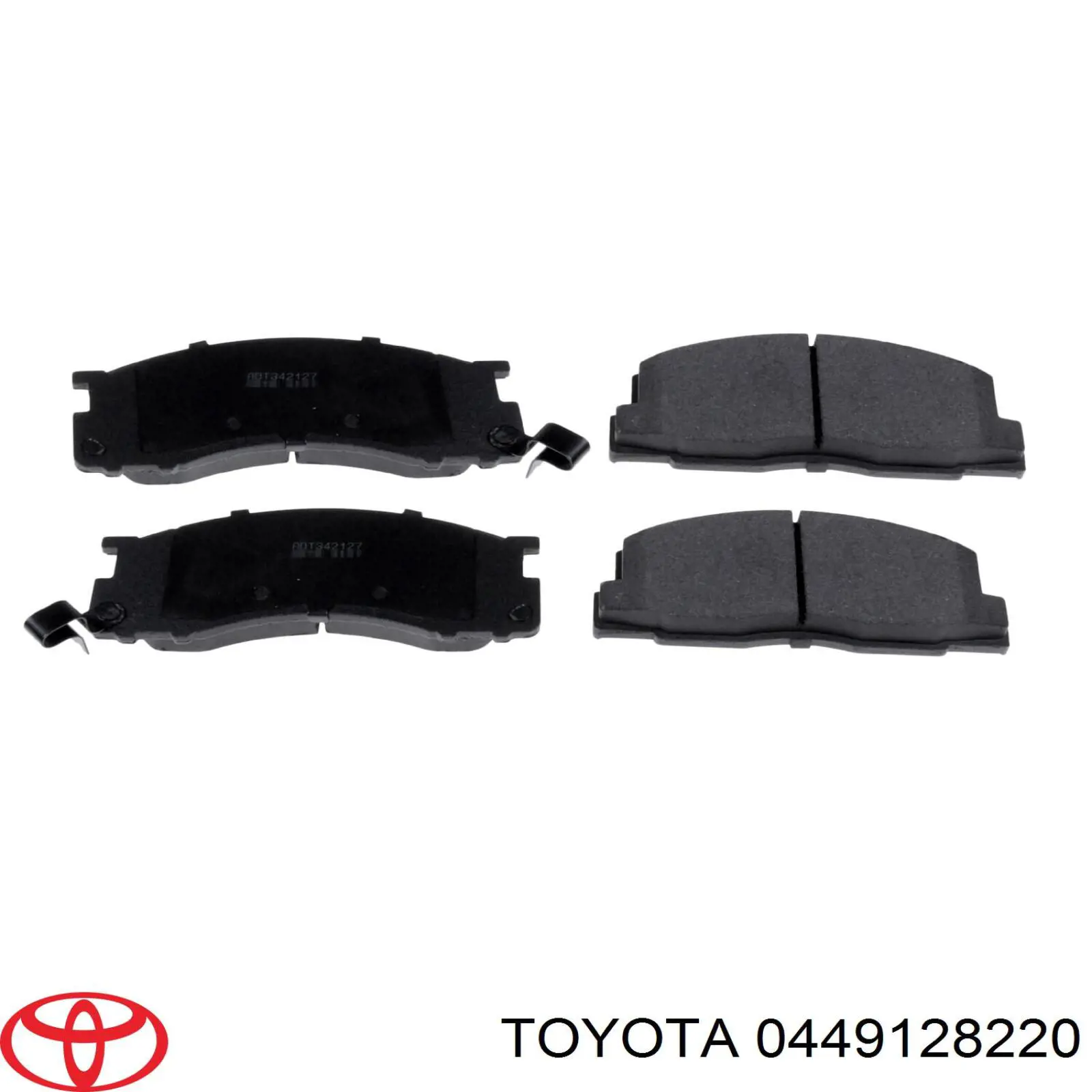 Передние тормозные колодки 0449128220 Toyota