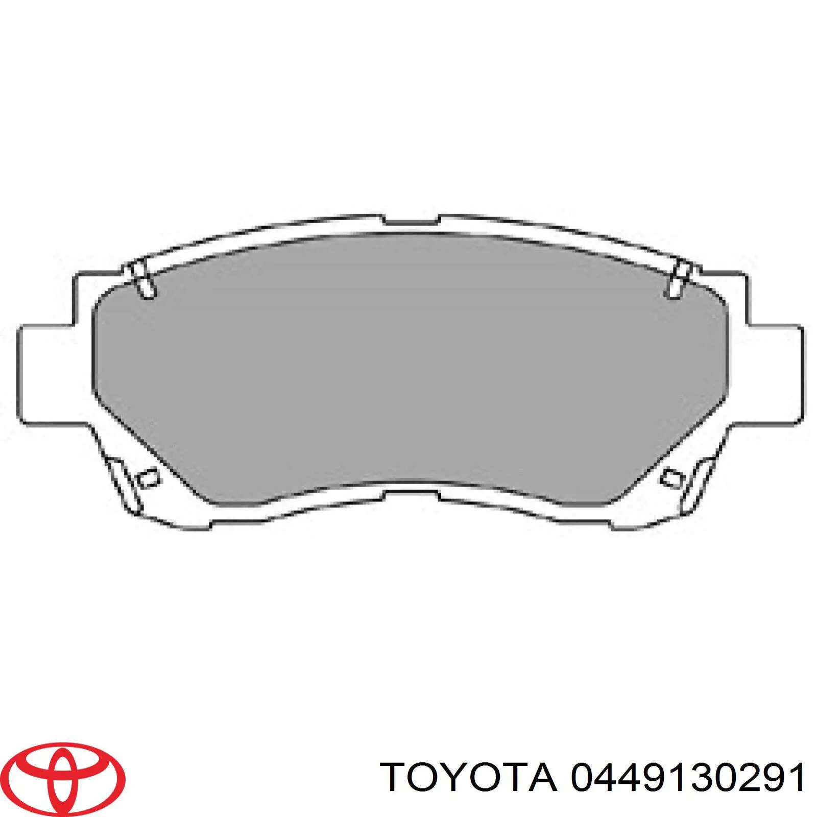 Колодки Toyota 0449130291 цена, от 17.84 USD