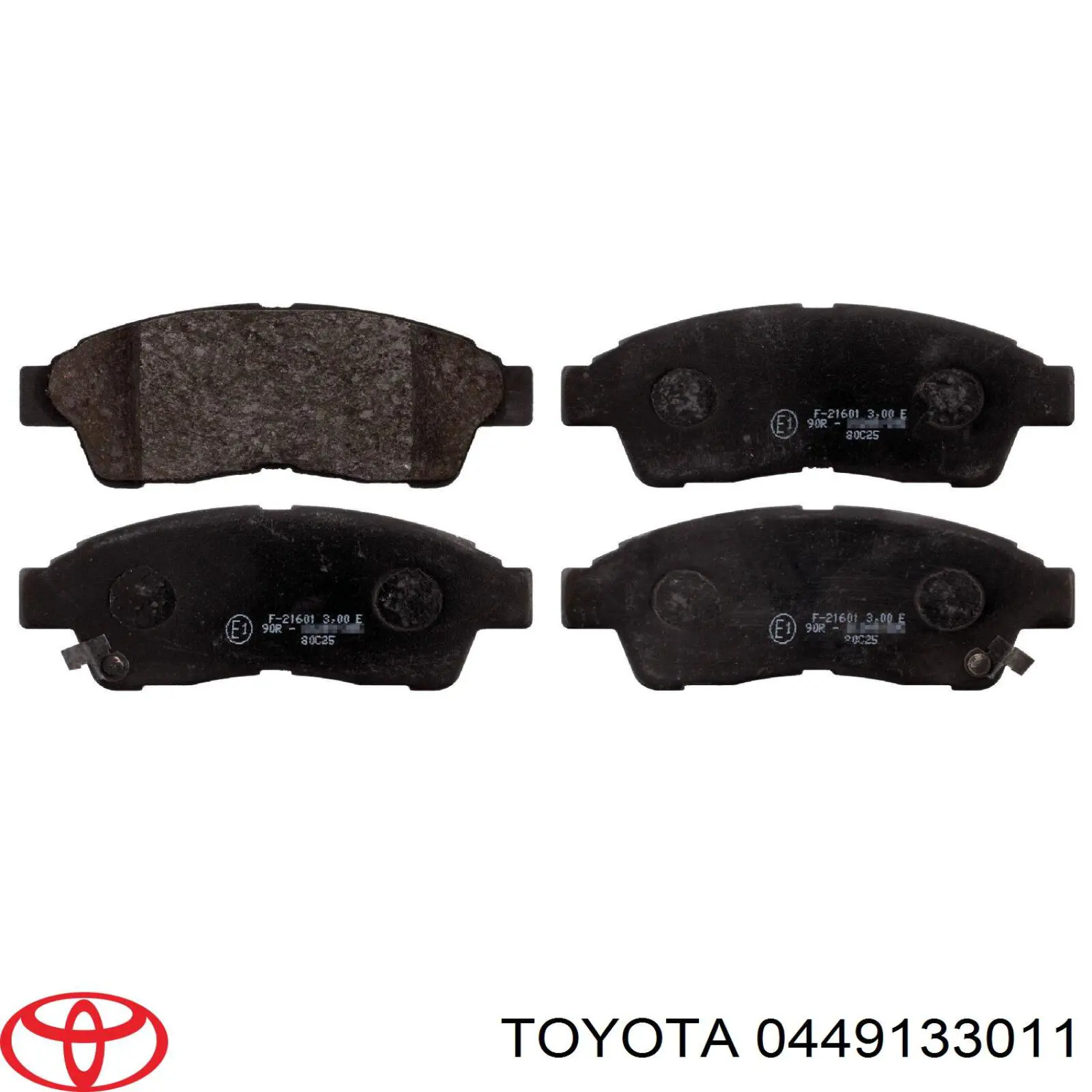 Передние тормозные колодки 0449133011 Toyota