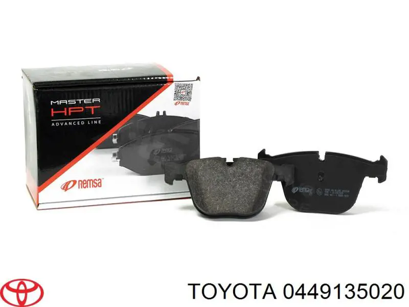 Передние тормозные колодки 0449135020 Toyota