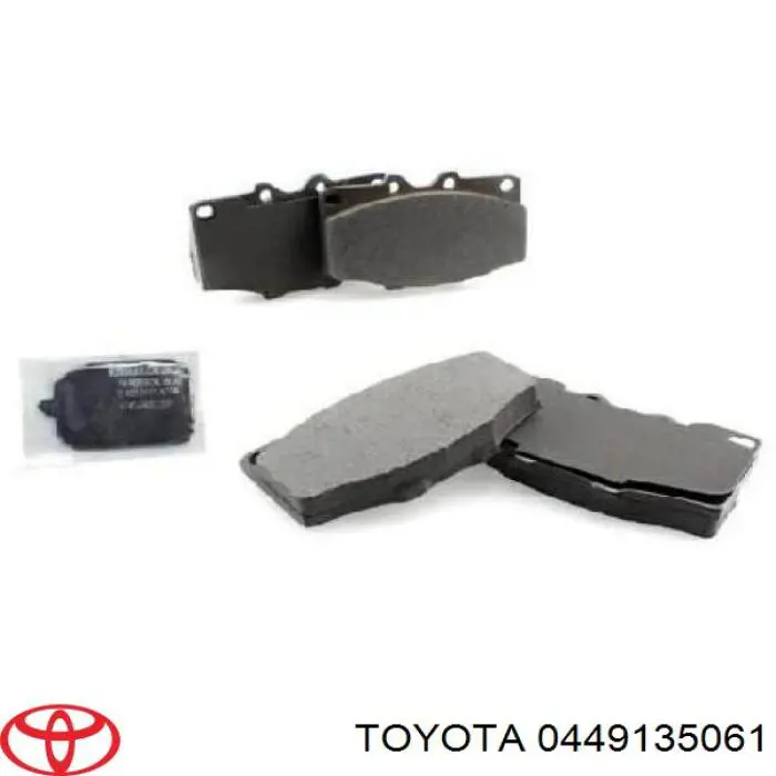0449135061 Toyota передние тормозные колодки