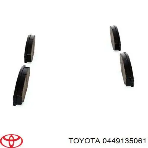 Колодки Toyota 0449135061 цена, от 14.15 USD