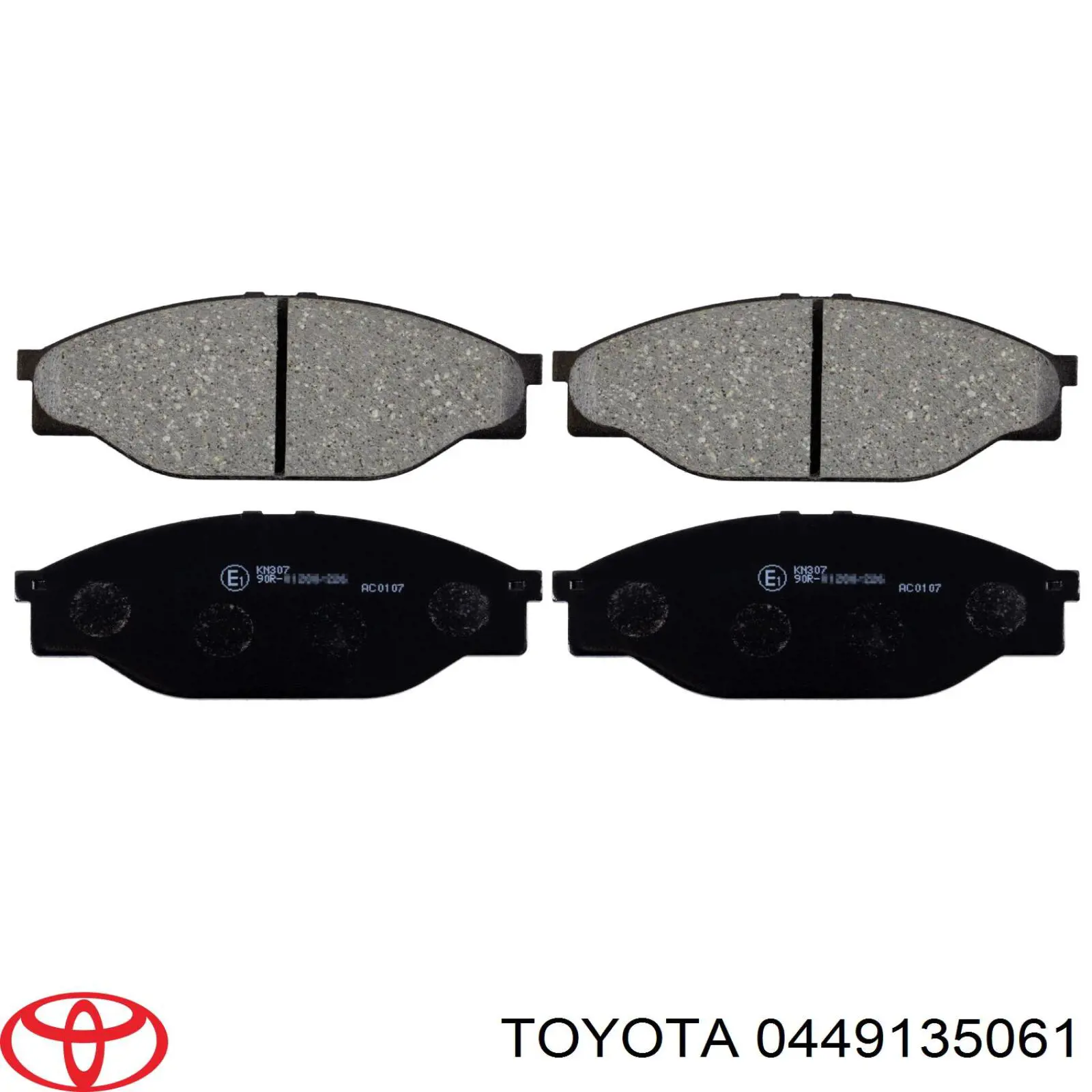 Передние тормозные колодки 0449135061 Toyota