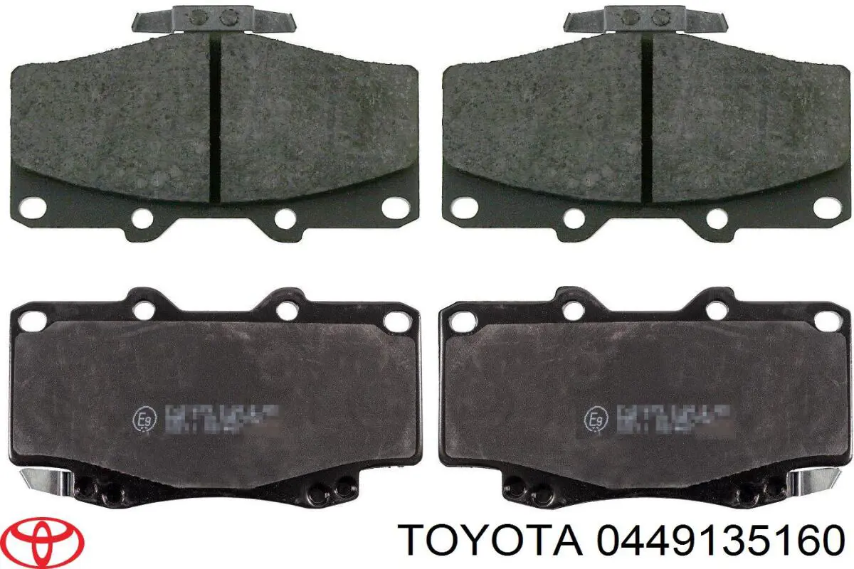 0449135160 Toyota передние тормозные колодки
