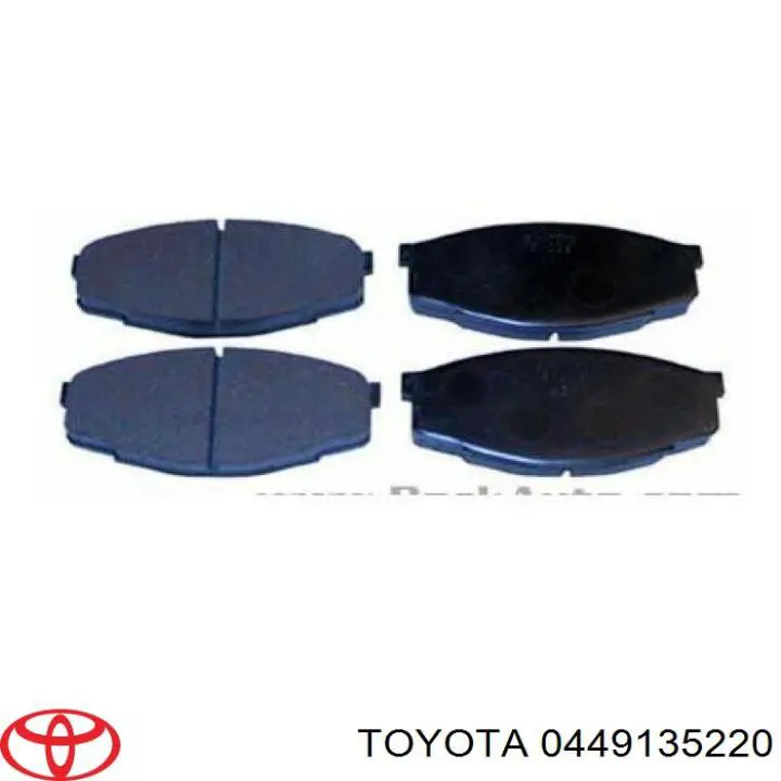 Передние тормозные колодки 0449135220 Toyota