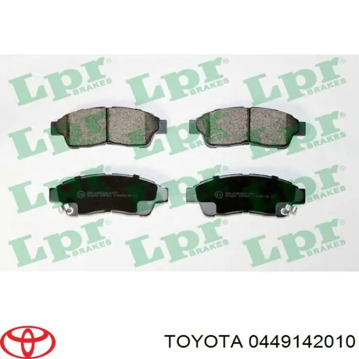 Колодки Toyota 0449142010 цена, от 18.28 USD