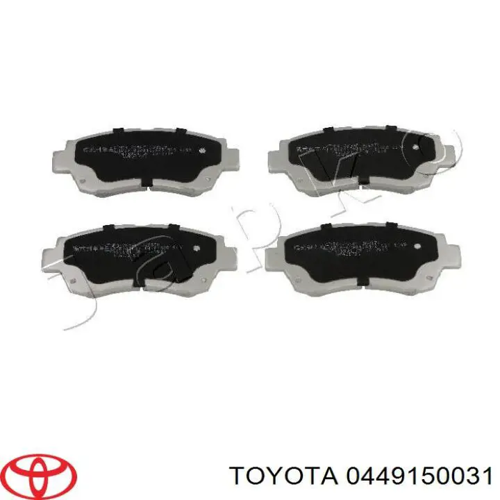 Передние тормозные колодки 0449150031 Toyota