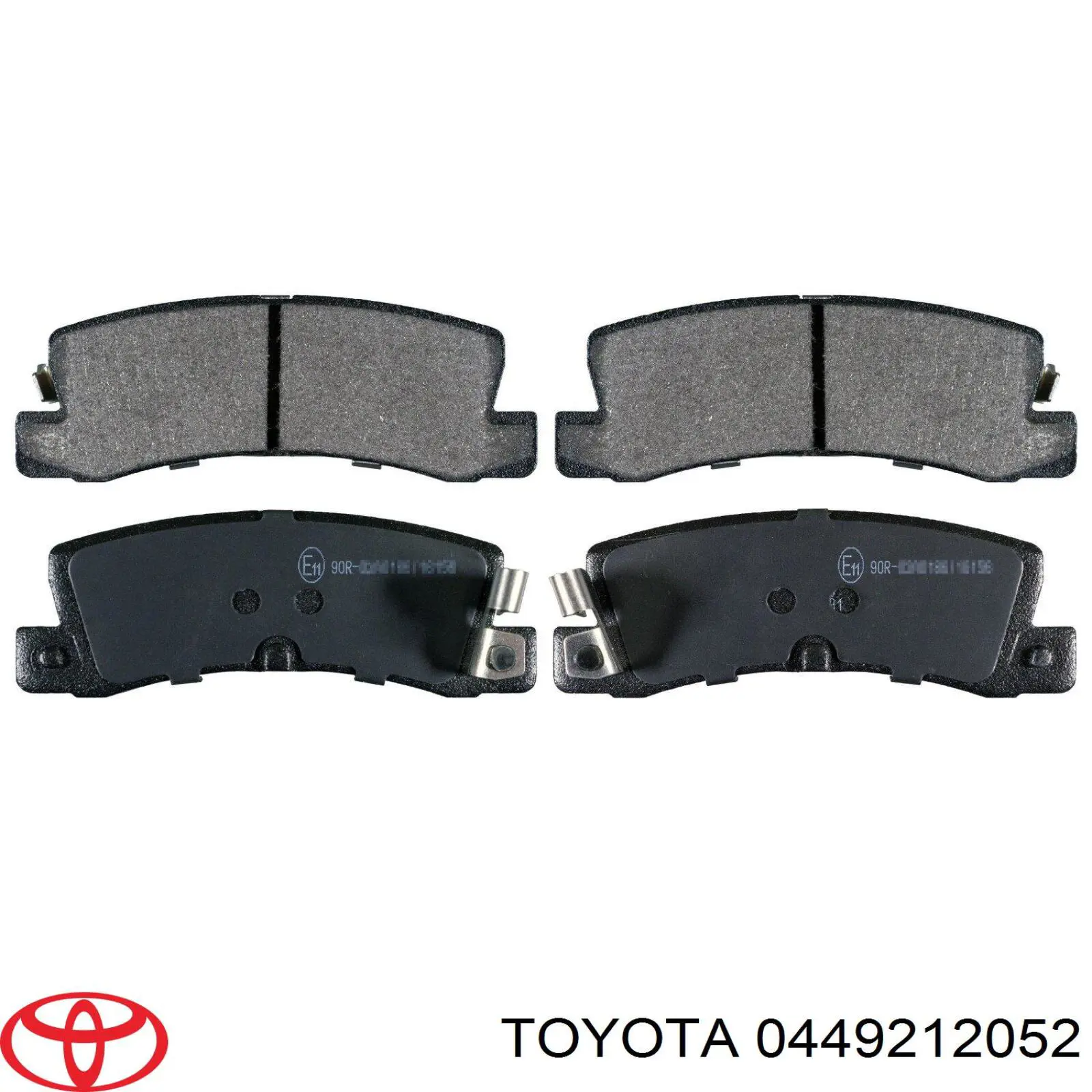 Задние тормозные колодки 0449212052 Toyota