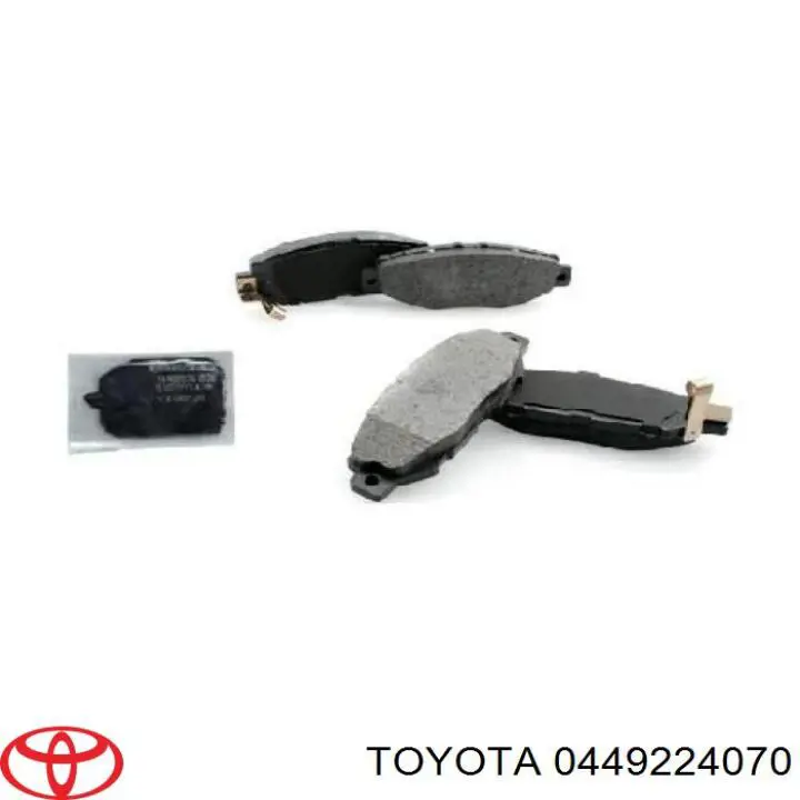 Задние тормозные колодки 0449224070 Toyota