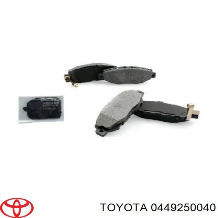 Задние тормозные колодки 0449250040 Toyota