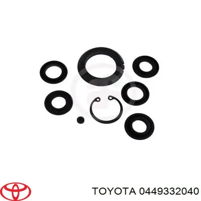 0449312170 Toyota kit de reparação de cilindro mestre do freio