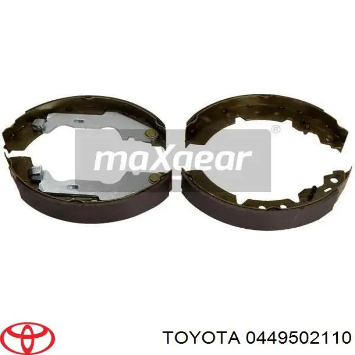 Задние барабанные колодки 0449502110 Toyota