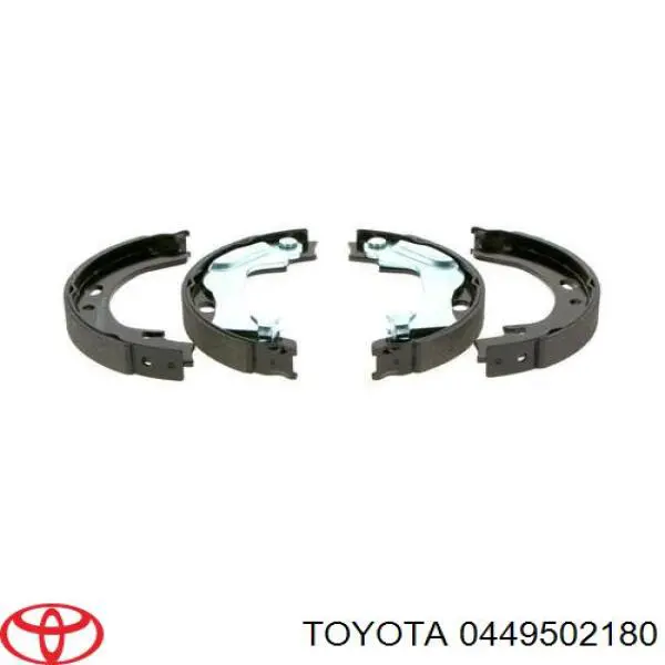 Купить 0449502180 Toyota Задние барабанные тормозные колодки