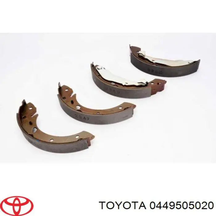 Барабанные колодки Toyota 0449505020
