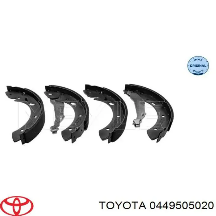 Тормоза рабочие задние ножные и тормозные барабаны Toyota 0449505020 цена, от 21.75 USD