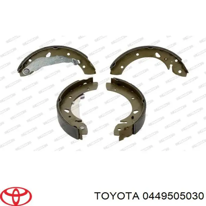 Тормоза рабочие задние ножные и тормозные барабаны Toyota 0449505030 цена, от 24.65 USD