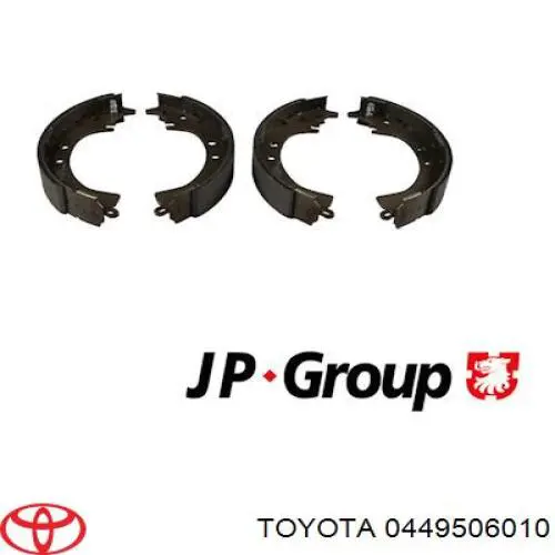 Тормоза рабочие задние ножные и тормозные барабаны Toyota 0449506010 цена, от 18.89 USD