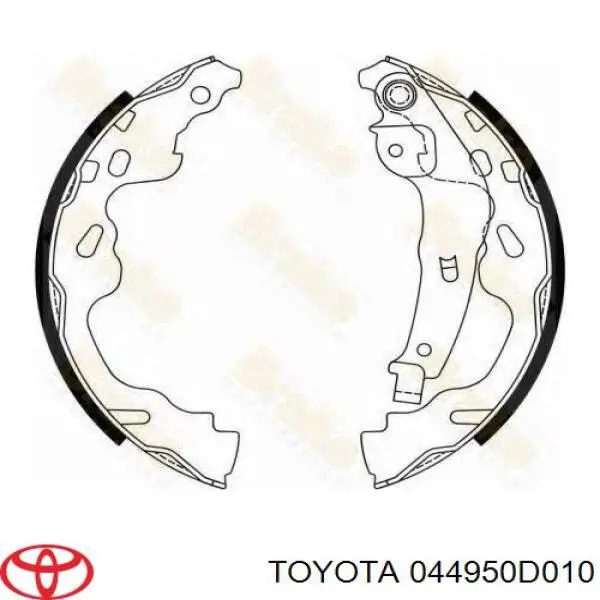 Задние барабанные колодки 044950D010 Toyota