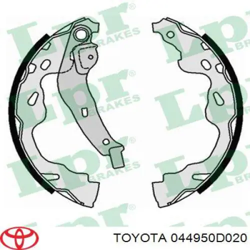 044950D020 Toyota Барабанные тормозные колодки
