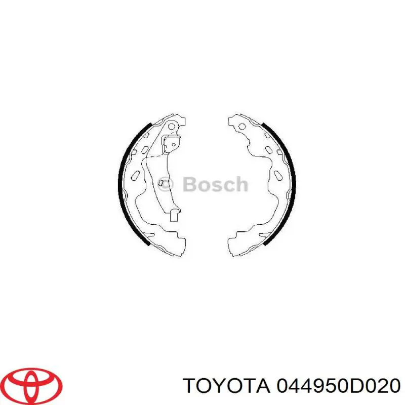 Тормоза рабочие задние ножные и тормозные барабаны Toyota 044950D020 цена, от 17.11 USD