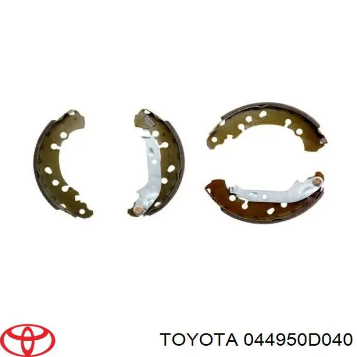 Купить 044950D040 Toyota Задние барабанные тормозные колодки