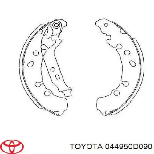 Тормоза рабочие задние ножные и тормозные барабаны Toyota 044950D090 цена, от 22.83 USD