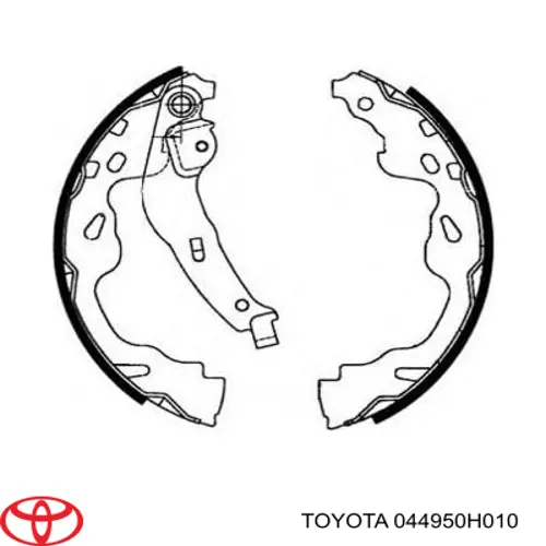 Zapatas de frenos de tambor traseras 044950H010 Toyota