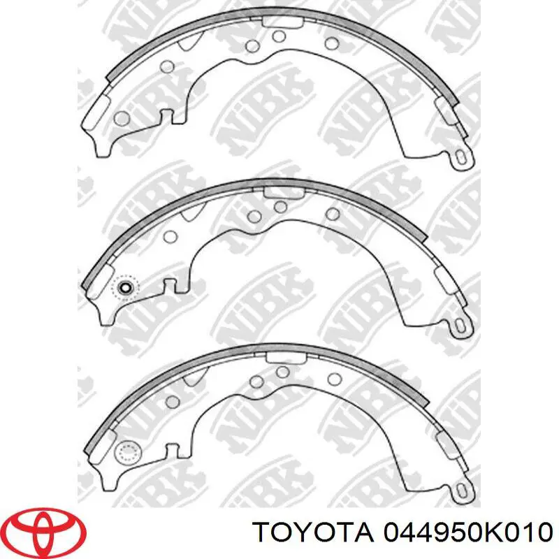 Задние барабанные колодки 044950K010 Toyota