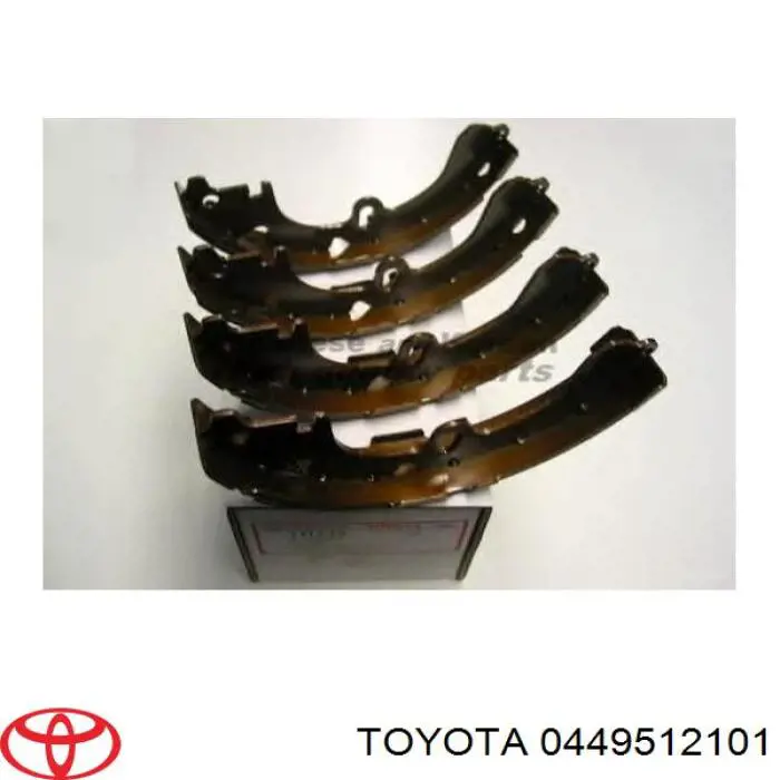 0449512101 Toyota колодки тормозные задние барабанные