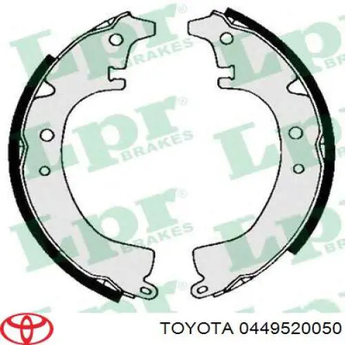 Тормоза рабочие задние ножные и тормозные барабаны Toyota 0449520050 цена, от 25.25 USD