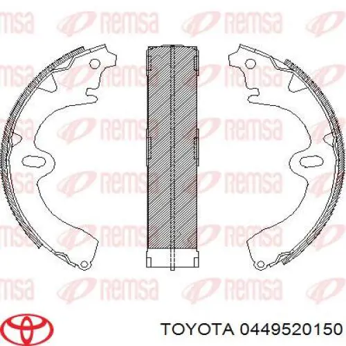 0449520150 Toyota