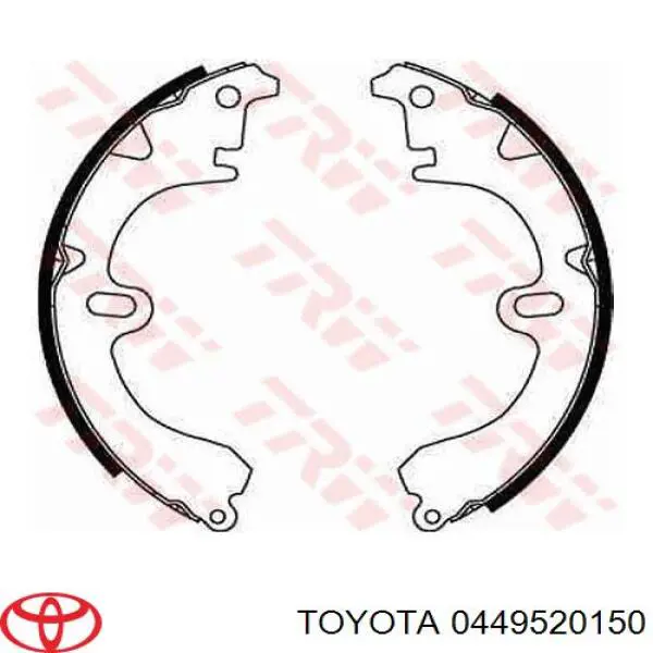 Тормоза рабочие задние ножные и тормозные барабаны Toyota 0449520150 цена, от 17.62 USD