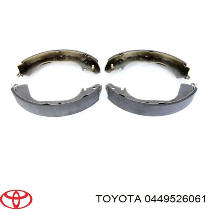 Купить 0449526061 Toyota Задние барабанные тормозные колодки