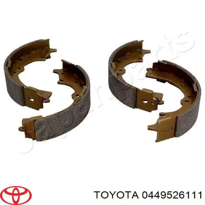 0449526111 Toyota колодки тормозные задние барабанные