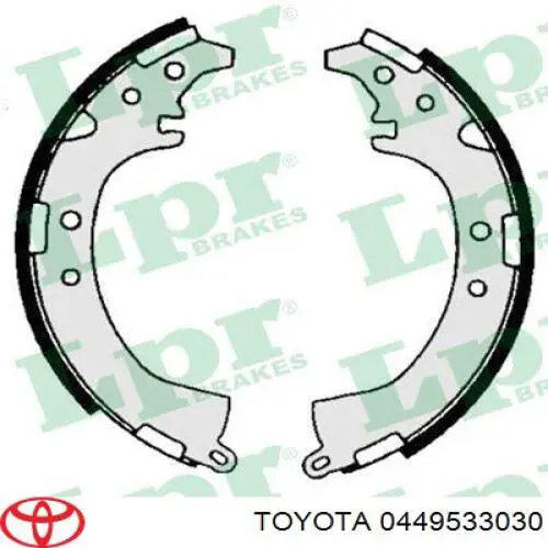 Тормоза рабочие задние ножные и тормозные барабаны Toyota 0449533030 цена, от 17.28 USD