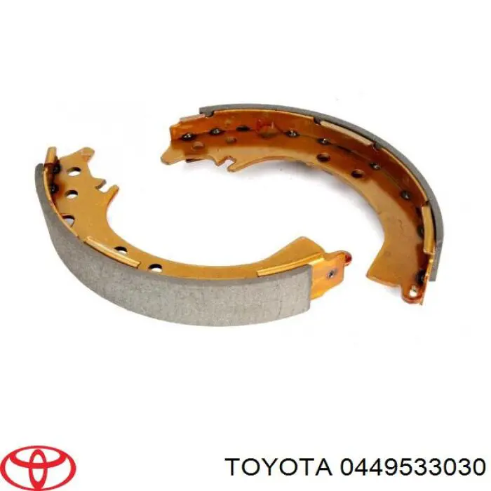 Купить 0449533030 Toyota Задние барабанные тормозные колодки