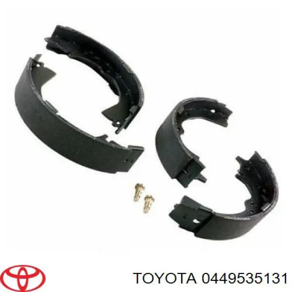 0449535131 Toyota колодки тормозные задние барабанные