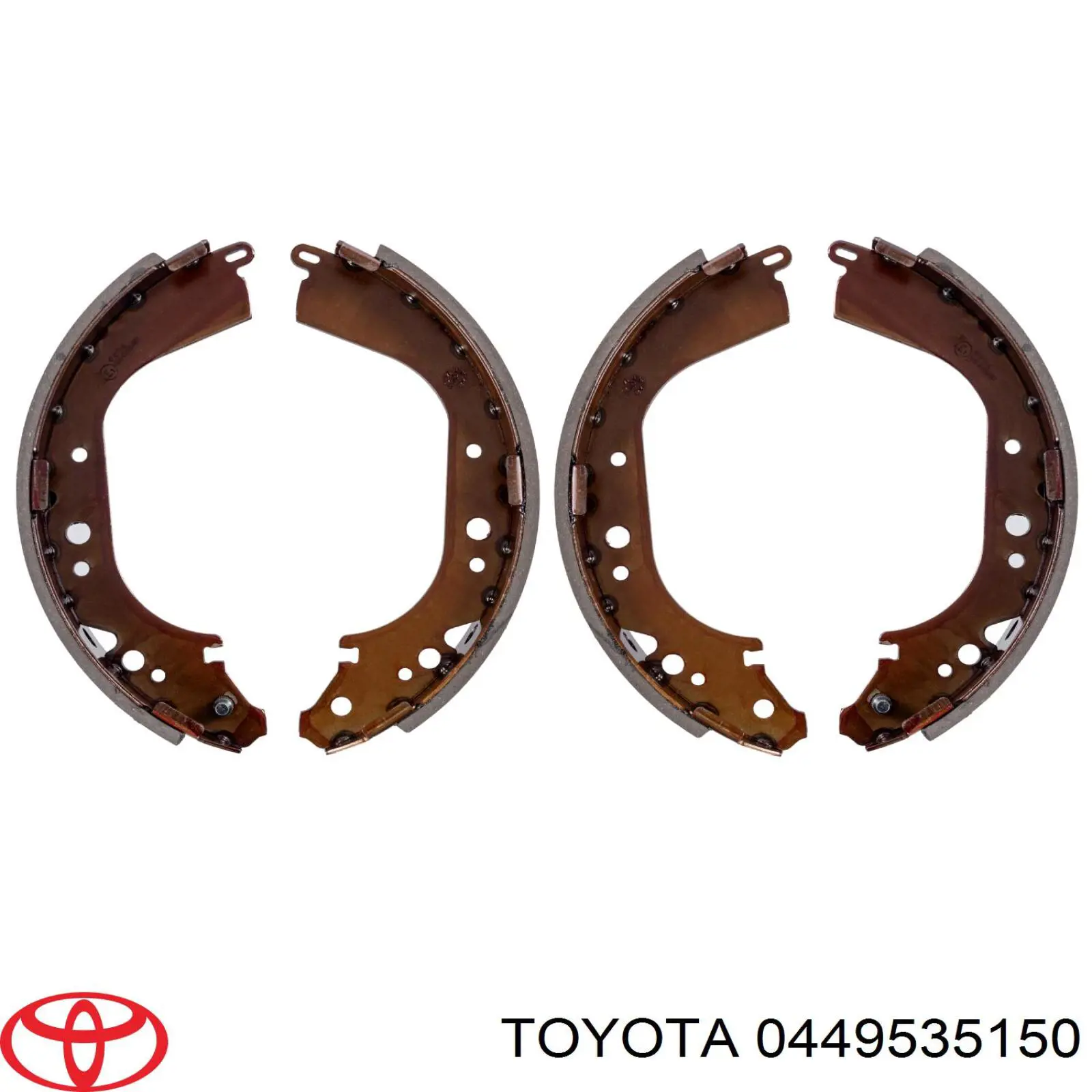 Тормоза рабочие задние ножные и тормозные барабаны Toyota 0449535150 цена, от 34.71 USD