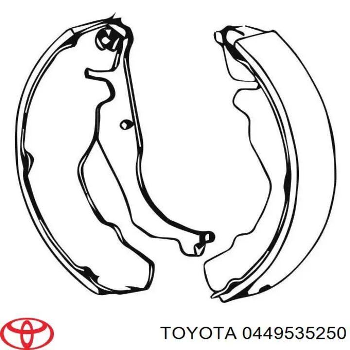 Тормоза рабочие задние ножные и тормозные барабаны Toyota 0449535250 цена, от 36.20 USD