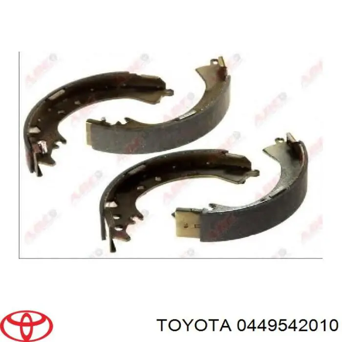 Тормоза рабочие задние ножные и тормозные барабаны Toyota 0449542010 цена, от 25.40 USD