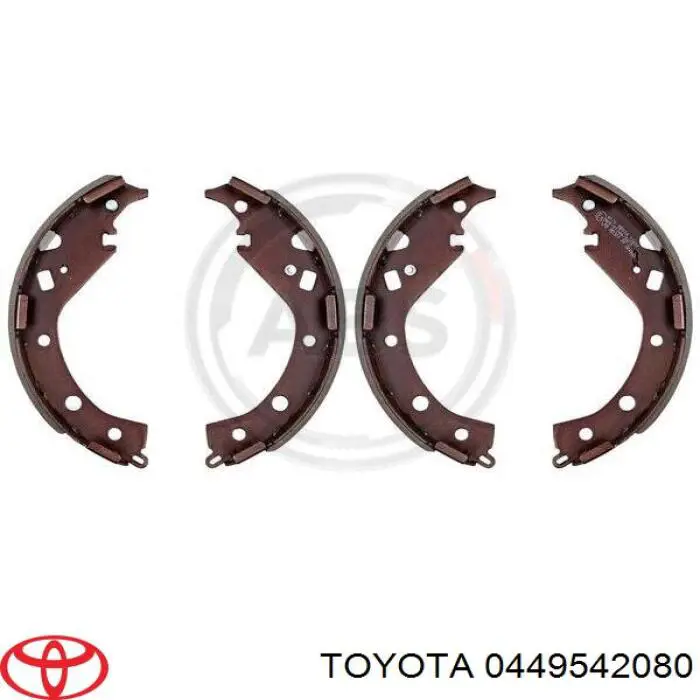 Тормоза рабочие задние ножные и тормозные барабаны Toyota 0449542080 цена, от 27.04 USD