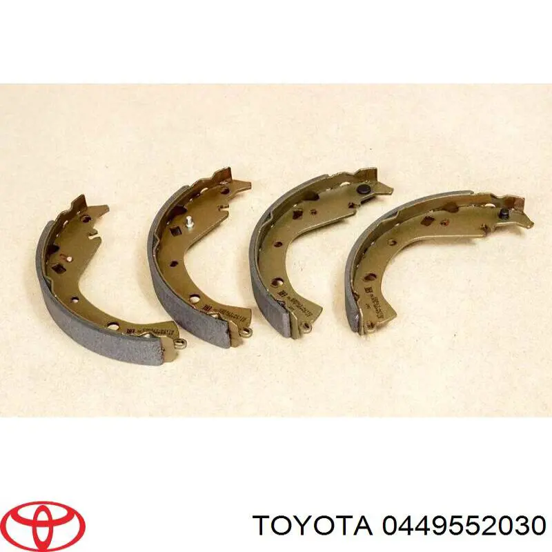 0449552030 Toyota Барабанные тормозные колодки