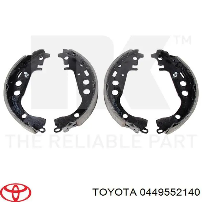 Барабанные колодки Ashika 5502260