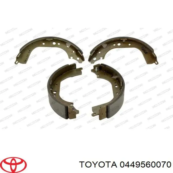 Тормоза рабочие задние ножные и тормозные барабаны Toyota 0449560070 цена, от 40.49 USD